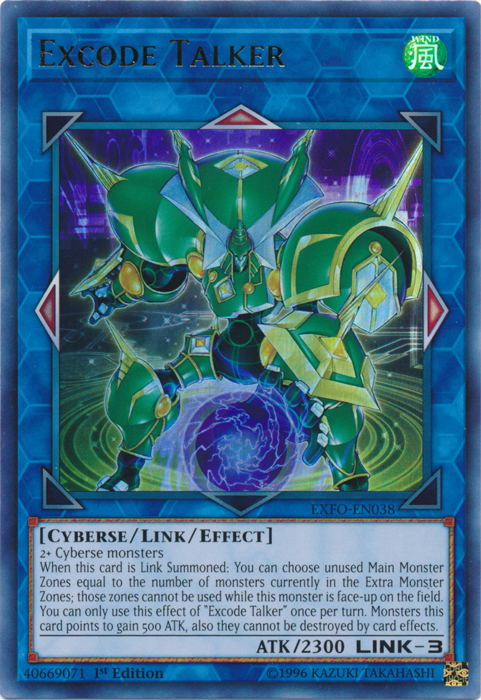 Excode Talker [EXFO-EN038] Ultra Rare | Play N Trade Winnipeg