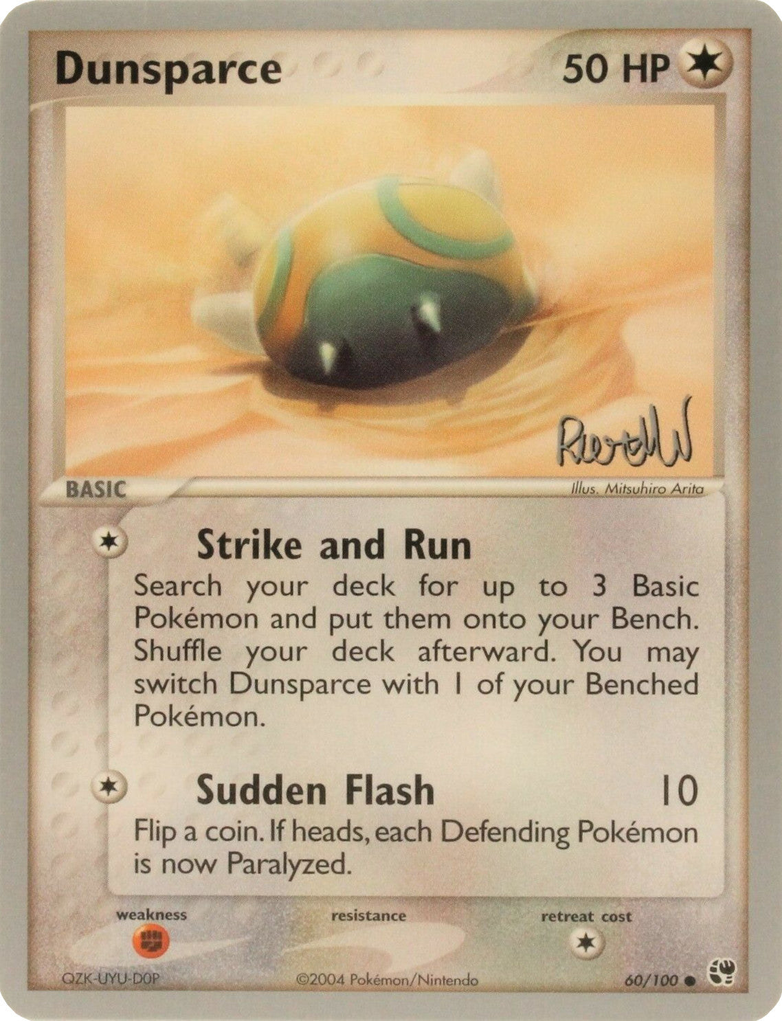 Dunsparce (60/100) (Rocky Beach - Reed Weichler) [World Championships 2004] | Play N Trade Winnipeg