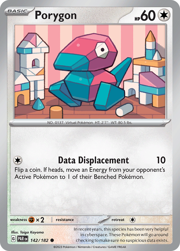 Porygon (142/182) [Scarlet & Violet: Paradox Rift] | Play N Trade Winnipeg