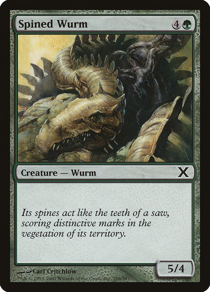 Spined Wurm [Tenth Edition] | Play N Trade Winnipeg