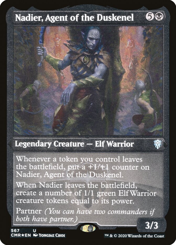 Nadier, Agent of the Duskenel (Etched) [Commander Legends] | Play N Trade Winnipeg