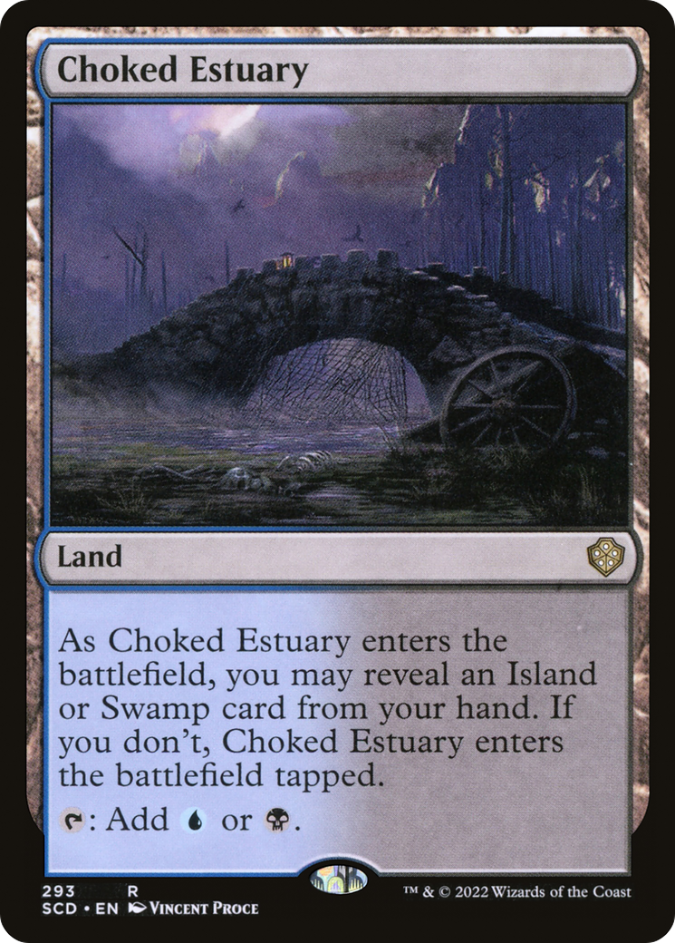 Choked Estuary [Starter Commander Decks] | Play N Trade Winnipeg