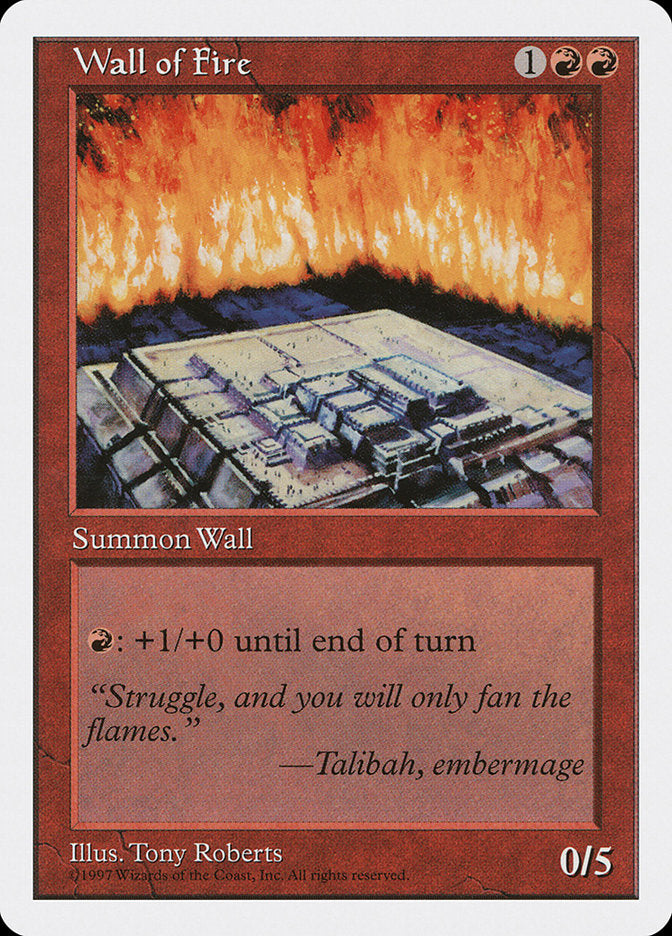 Wall of Fire [Fifth Edition] | Play N Trade Winnipeg