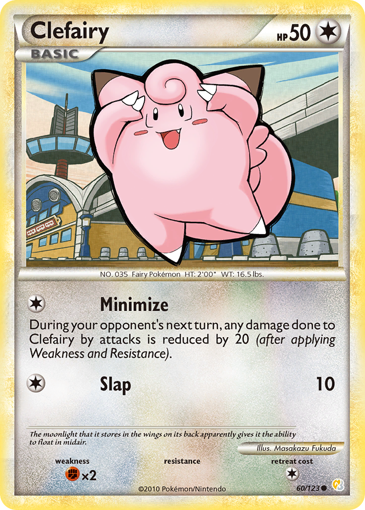 Clefairy (60/123) [HeartGold & SoulSilver: Base Set] | Play N Trade Winnipeg