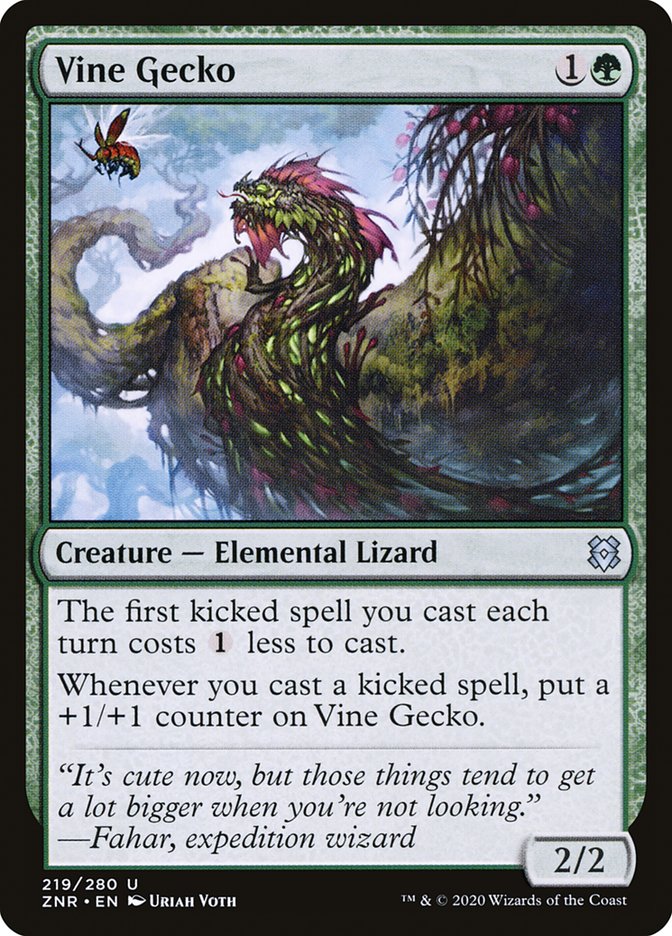 Vine Gecko [Zendikar Rising] | Play N Trade Winnipeg