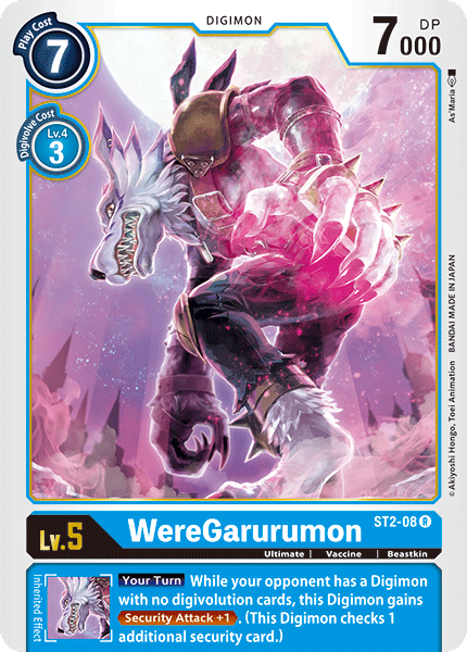 WereGarurumon [ST2-08] [Starter Deck: Cocytus Blue] | Play N Trade Winnipeg