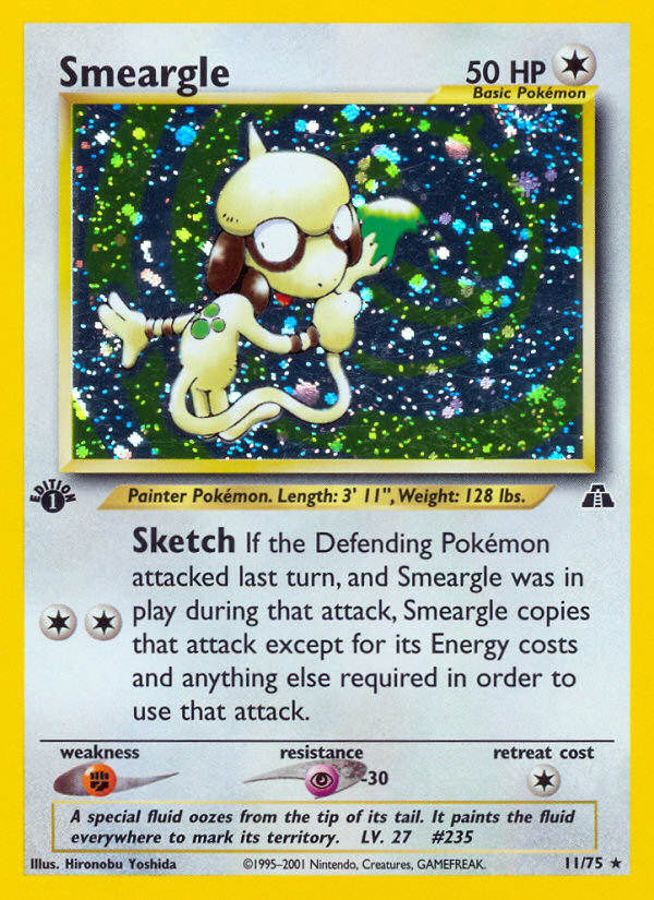 Smeargle (11/75) [Neo Discovery 1st Edition] | Play N Trade Winnipeg