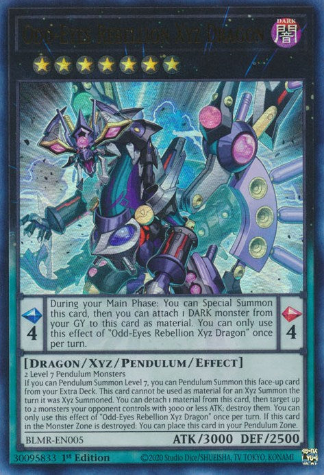 Odd-Eyes Rebellion Xyz Dragon [BLMR-EN005] Ultra Rare | Play N Trade Winnipeg