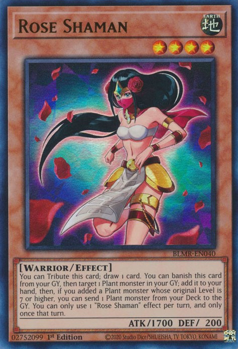 Rose Shaman [BLMR-EN040] Ultra Rare | Play N Trade Winnipeg