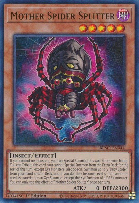 Mother Spider Splitter [BLMR-EN044] Ultra Rare | Play N Trade Winnipeg