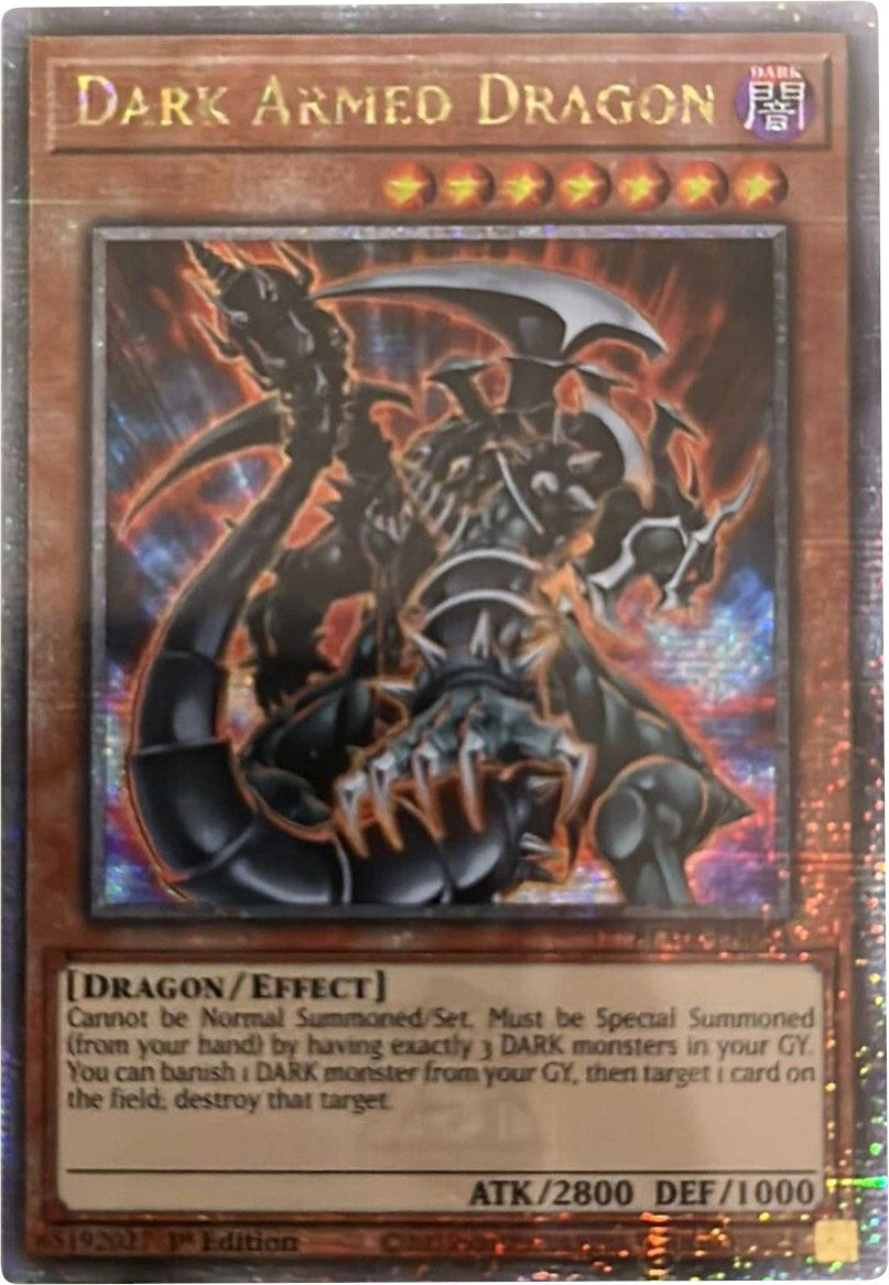 Dark Armed Dragon [BLMR-EN054] Quarter Century Secret Rare | Play N Trade Winnipeg