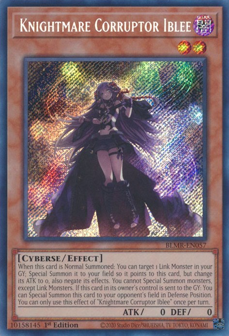 Knightmare Corruptor Iblee [BLMR-EN057] Secret Rare | Play N Trade Winnipeg