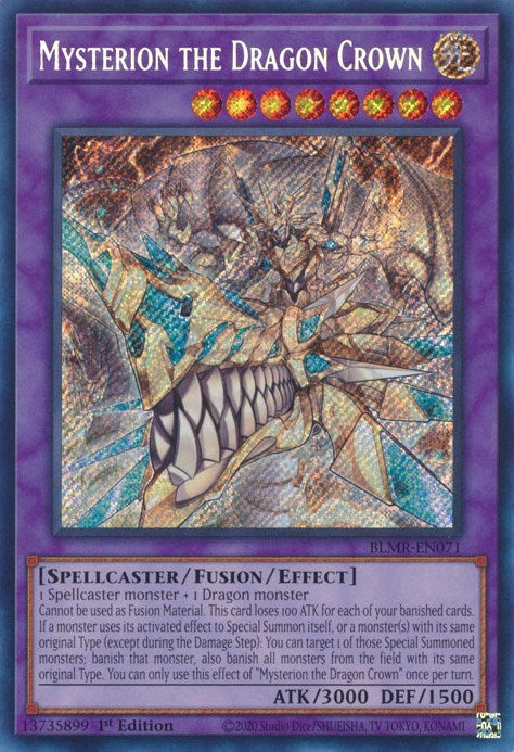 Mysterion the Dragon Crown [BLMR-EN071] Secret Rare | Play N Trade Winnipeg