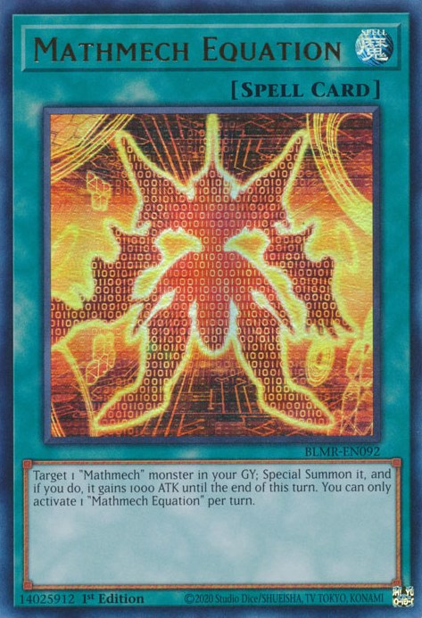 Mathmech Equation [BLMR-EN092] Ultra Rare | Play N Trade Winnipeg
