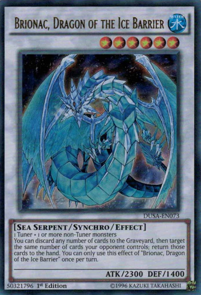 Brionac, Dragon of the Ice Barrier [DUSA-EN073] Ultra Rare | Play N Trade Winnipeg