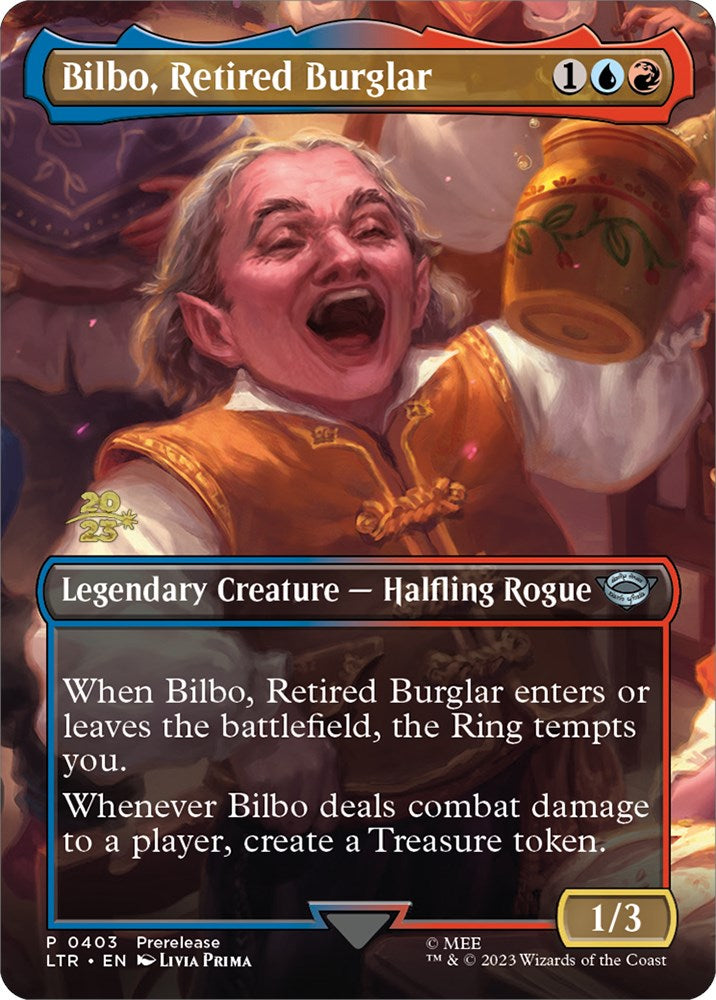 Bilbo, Retired Burglar [The Lord of the Rings: Tales of Middle-Earth Prerelease Promos] | Play N Trade Winnipeg