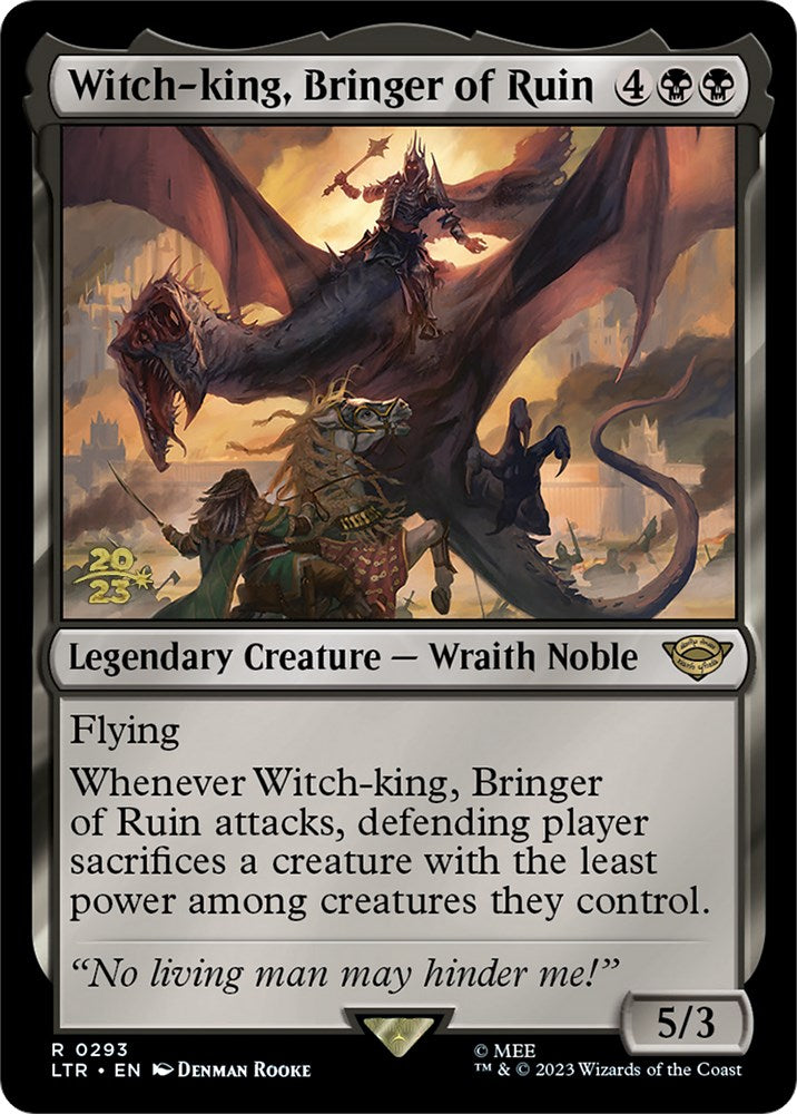 Witch-king, Bringer of Ruin [The Lord of the Rings: Tales of Middle-Earth Prerelease Promos] | Play N Trade Winnipeg