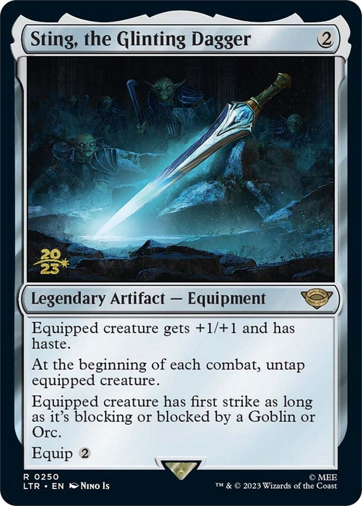 Sting, the Glinting Dagger [The Lord of the Rings: Tales of Middle-Earth Prerelease Promos] | Play N Trade Winnipeg