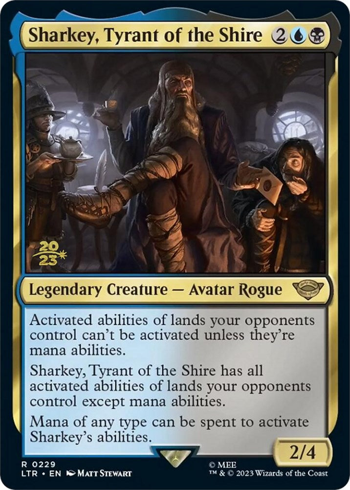 Sharkey, Tyrant of the Shire [The Lord of the Rings: Tales of Middle-Earth Prerelease Promos] | Play N Trade Winnipeg