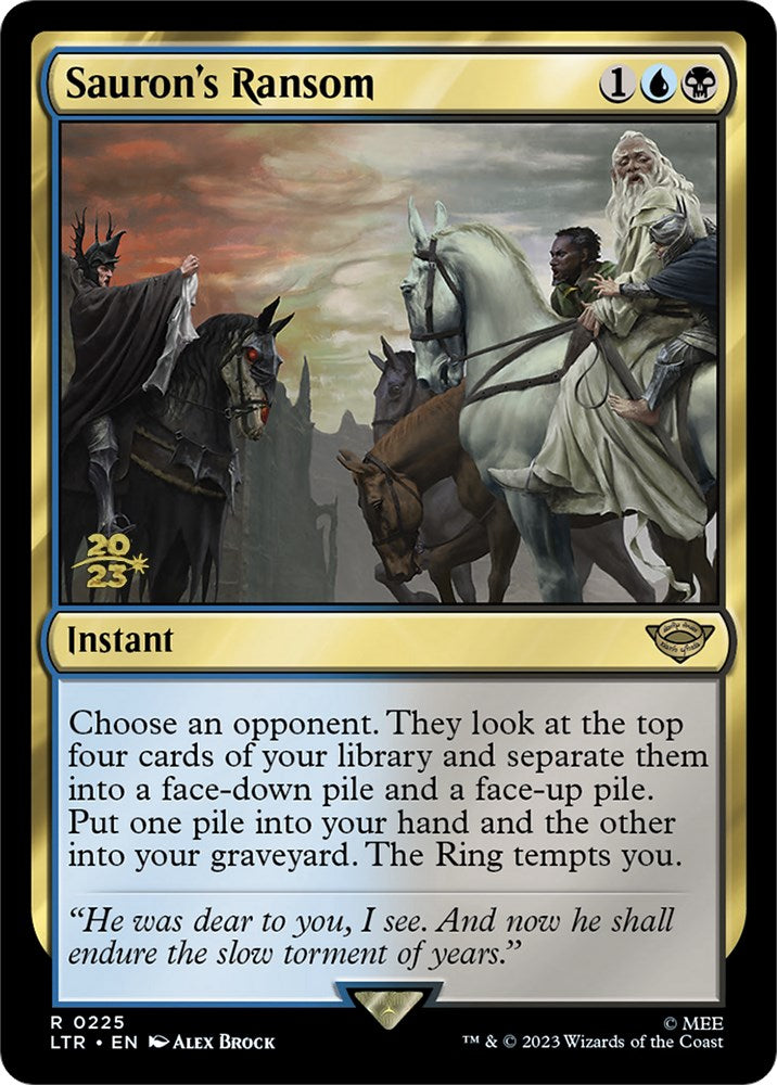 Sauron's Ransom [The Lord of the Rings: Tales of Middle-Earth Prerelease Promos] | Play N Trade Winnipeg