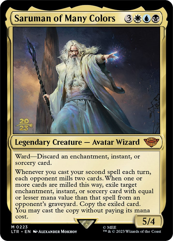 Saruman of Many Colors [The Lord of the Rings: Tales of Middle-Earth Prerelease Promos] | Play N Trade Winnipeg