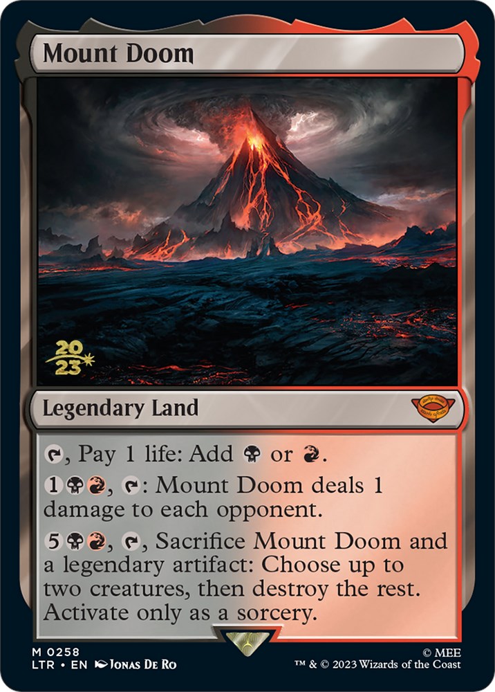 Mount Doom [The Lord of the Rings: Tales of Middle-Earth Prerelease Promos] | Play N Trade Winnipeg