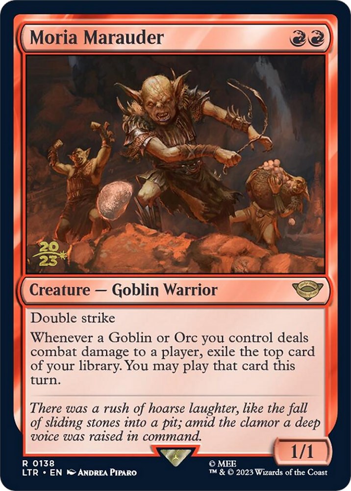 Moria Marauder [The Lord of the Rings: Tales of Middle-Earth Prerelease Promos] | Play N Trade Winnipeg