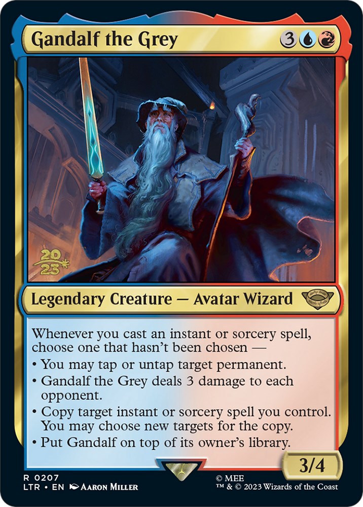 Gandalf the Grey [The Lord of the Rings: Tales of Middle-Earth Prerelease Promos] | Play N Trade Winnipeg