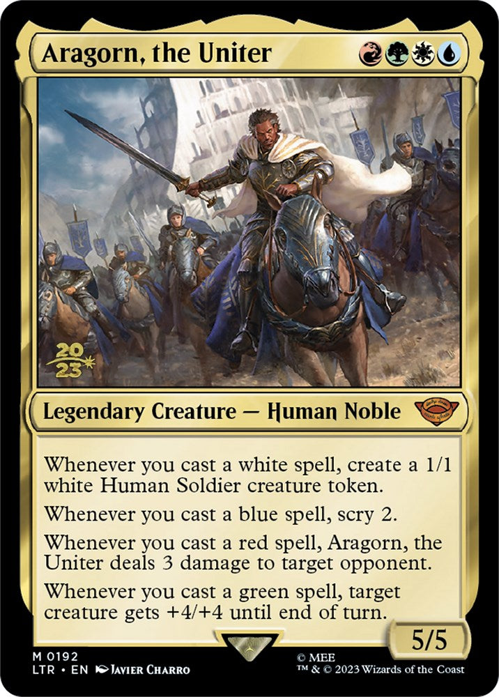 Aragorn, the Uniter [The Lord of the Rings: Tales of Middle-Earth Prerelease Promos] | Play N Trade Winnipeg