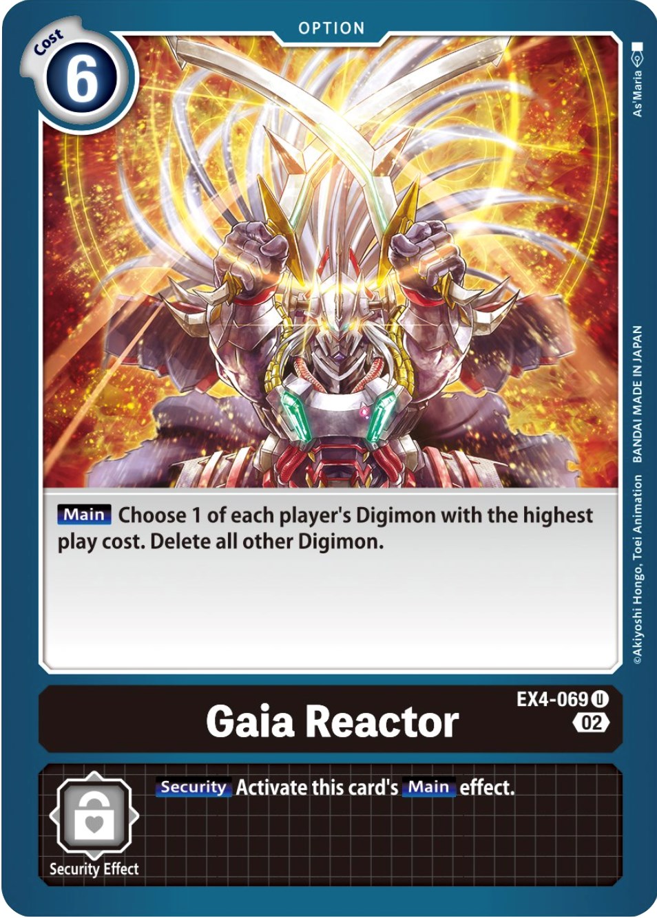 Gaia Reactor [EX4-069] [Alternative Being Booster] | Play N Trade Winnipeg