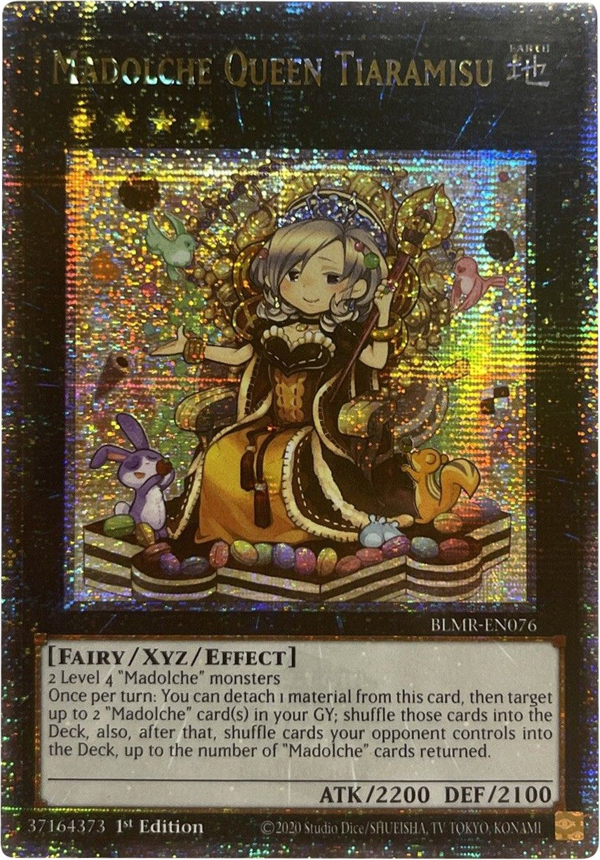 Madolche Queen Tiaramisu [BLMR-EN076] Quarter Century Secret Rare | Play N Trade Winnipeg