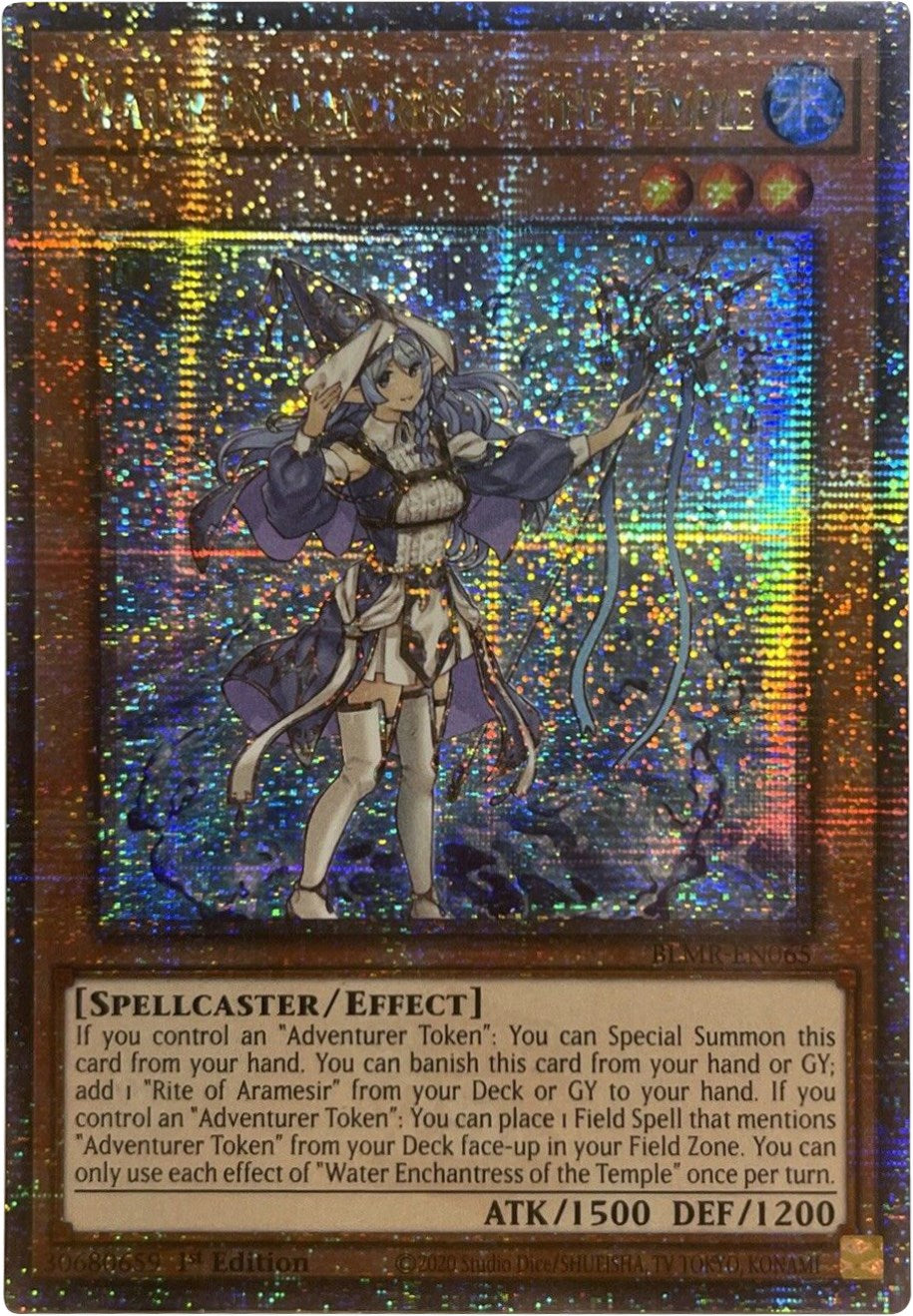 Water Enchantress of the Temple [BLMR-EN065] Quarter Century Secret Rare | Play N Trade Winnipeg