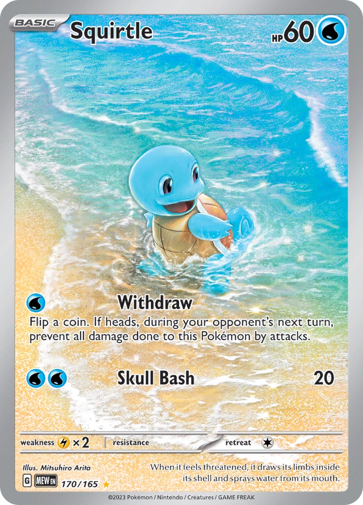 Squirtle (170/165) [Scarlet & Violet: 151] | Play N Trade Winnipeg