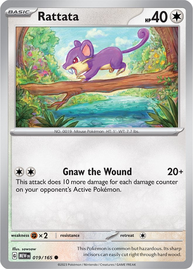 Rattata (019/165) [Scarlet & Violet: 151] | Play N Trade Winnipeg