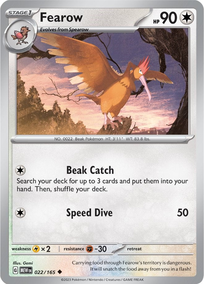 Fearow (022/165) [Scarlet & Violet: 151] | Play N Trade Winnipeg