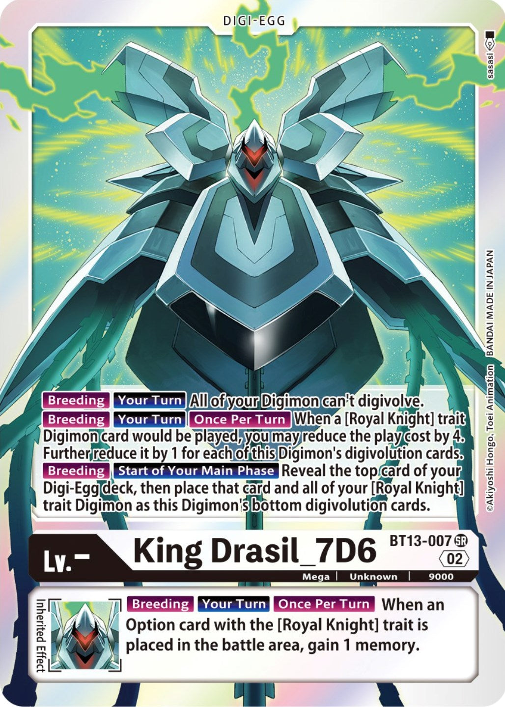 King Drasil_7D6 [BT13-007] [Versus Royal Knights Booster] | Play N Trade Winnipeg