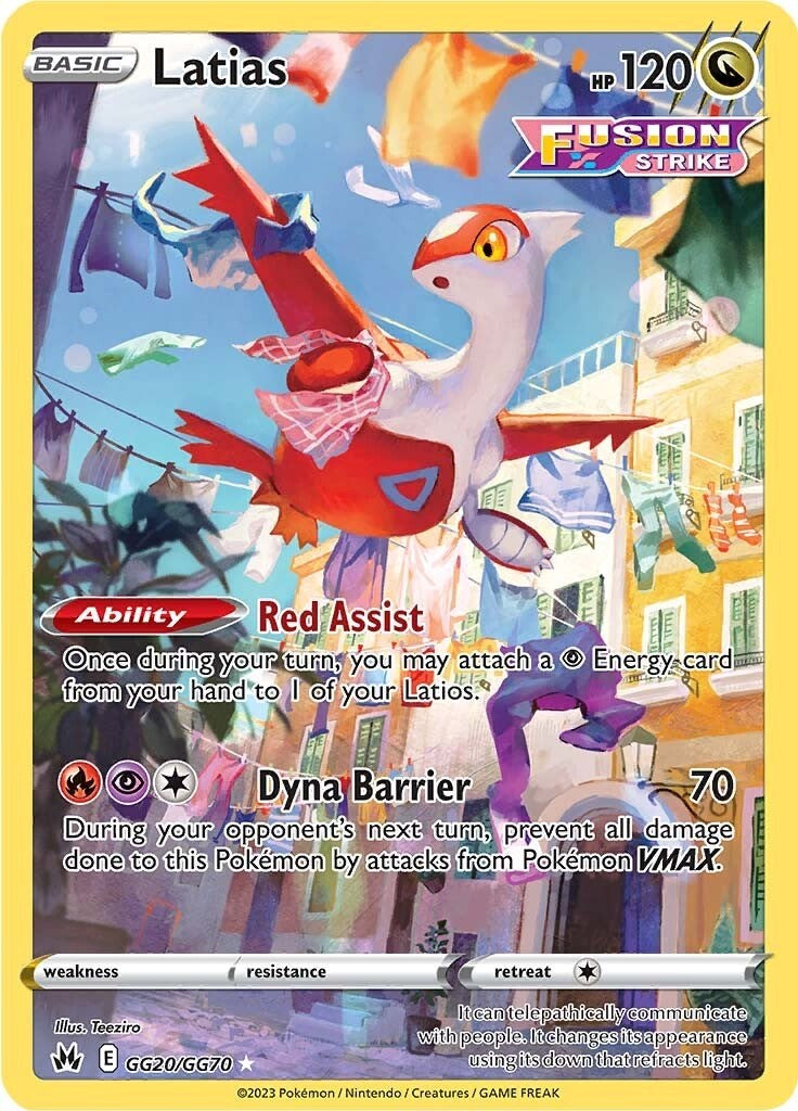 Latias (GG20/GG70) [Sword & Shield: Crown Zenith] | Play N Trade Winnipeg