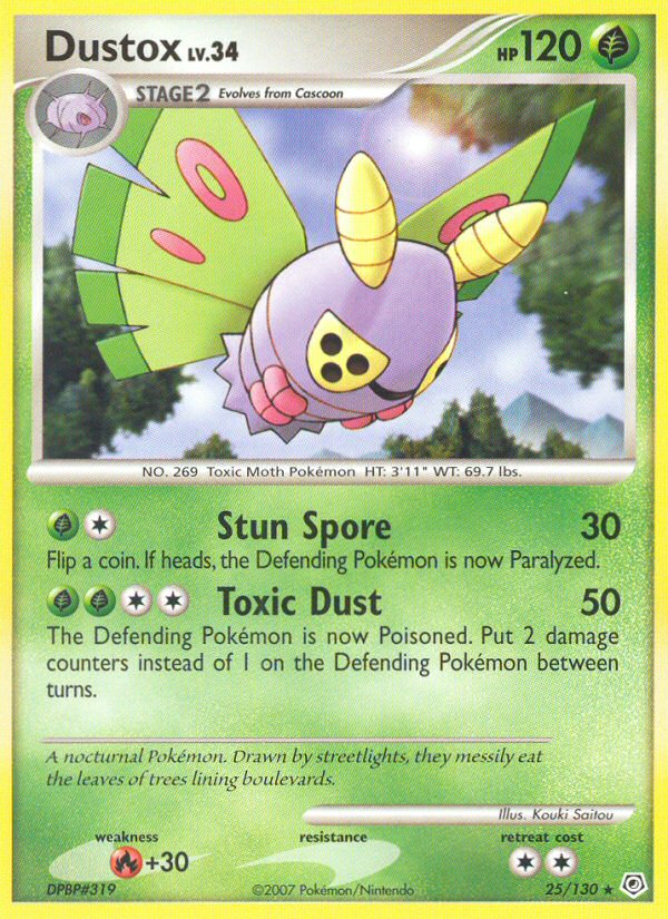 Dustox (25/130) [Diamond & Pearl: Base Set] | Play N Trade Winnipeg