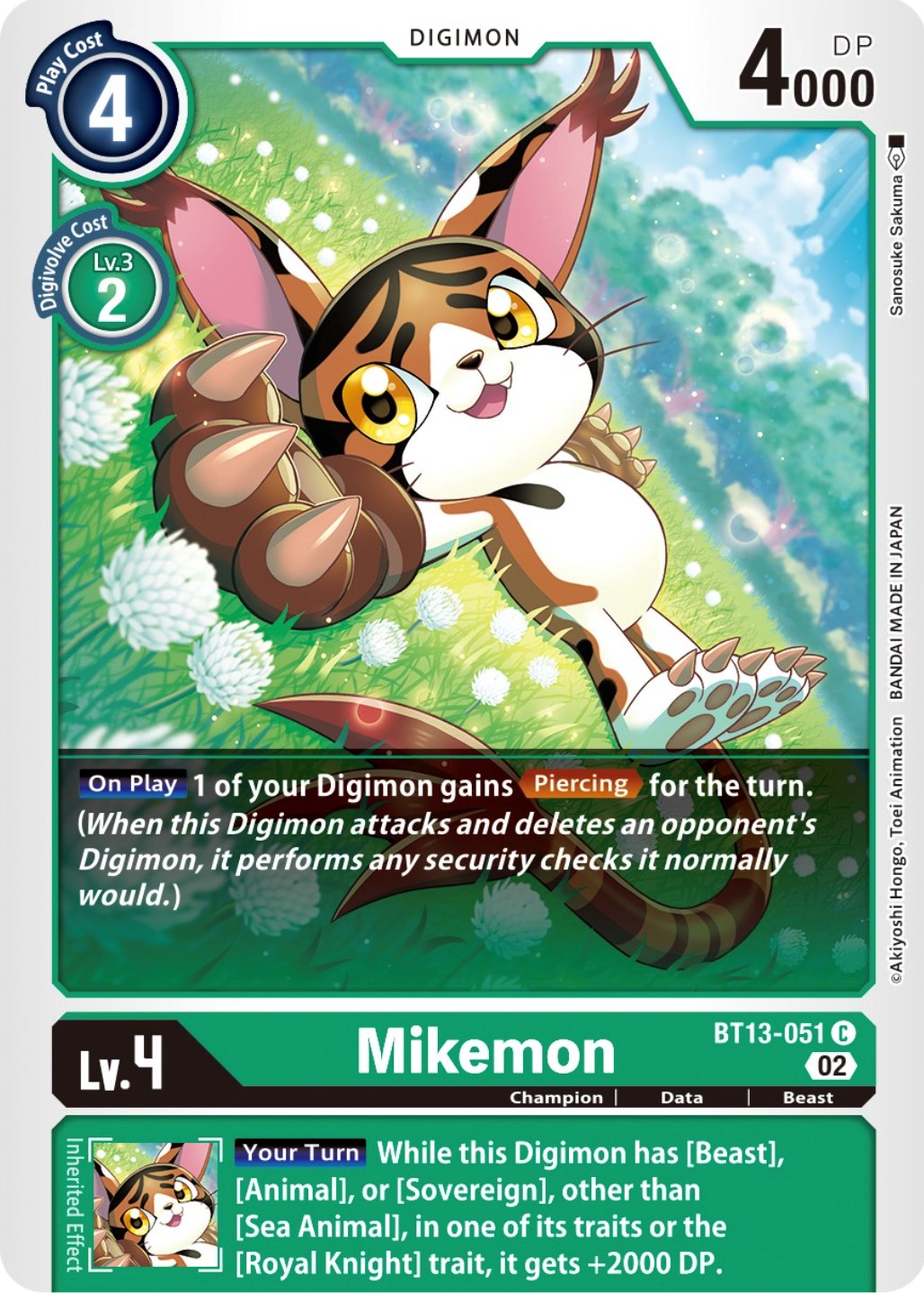 Mikemon [BT13-051] [Versus Royal Knights Booster] | Play N Trade Winnipeg