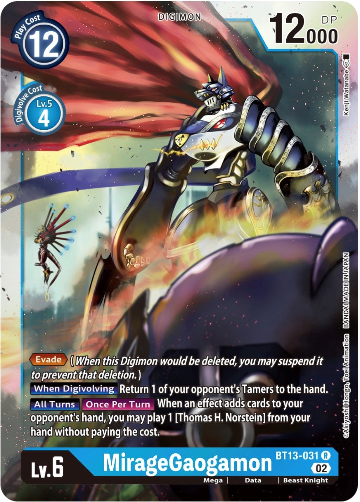 MirageGaogamon [BT13-031] [Versus Royal Knights Booster] | Play N Trade Winnipeg