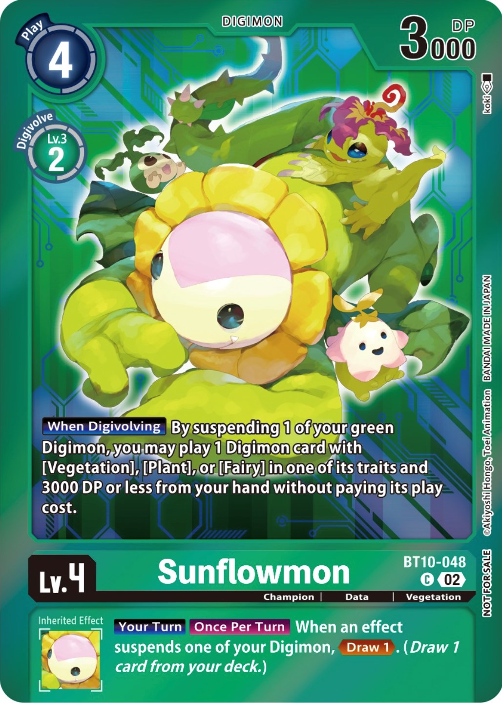 Sunflowmon [BT10-048] (Event Pack 5) [Xros Encounter Promos] | Play N Trade Winnipeg