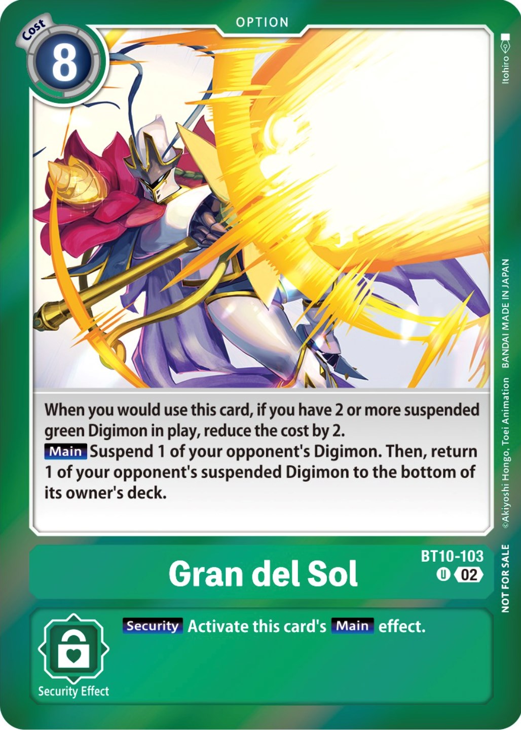 Gran del Sol [BT10-103] (Event Pack 5) [Xros Encounter Promos] | Play N Trade Winnipeg