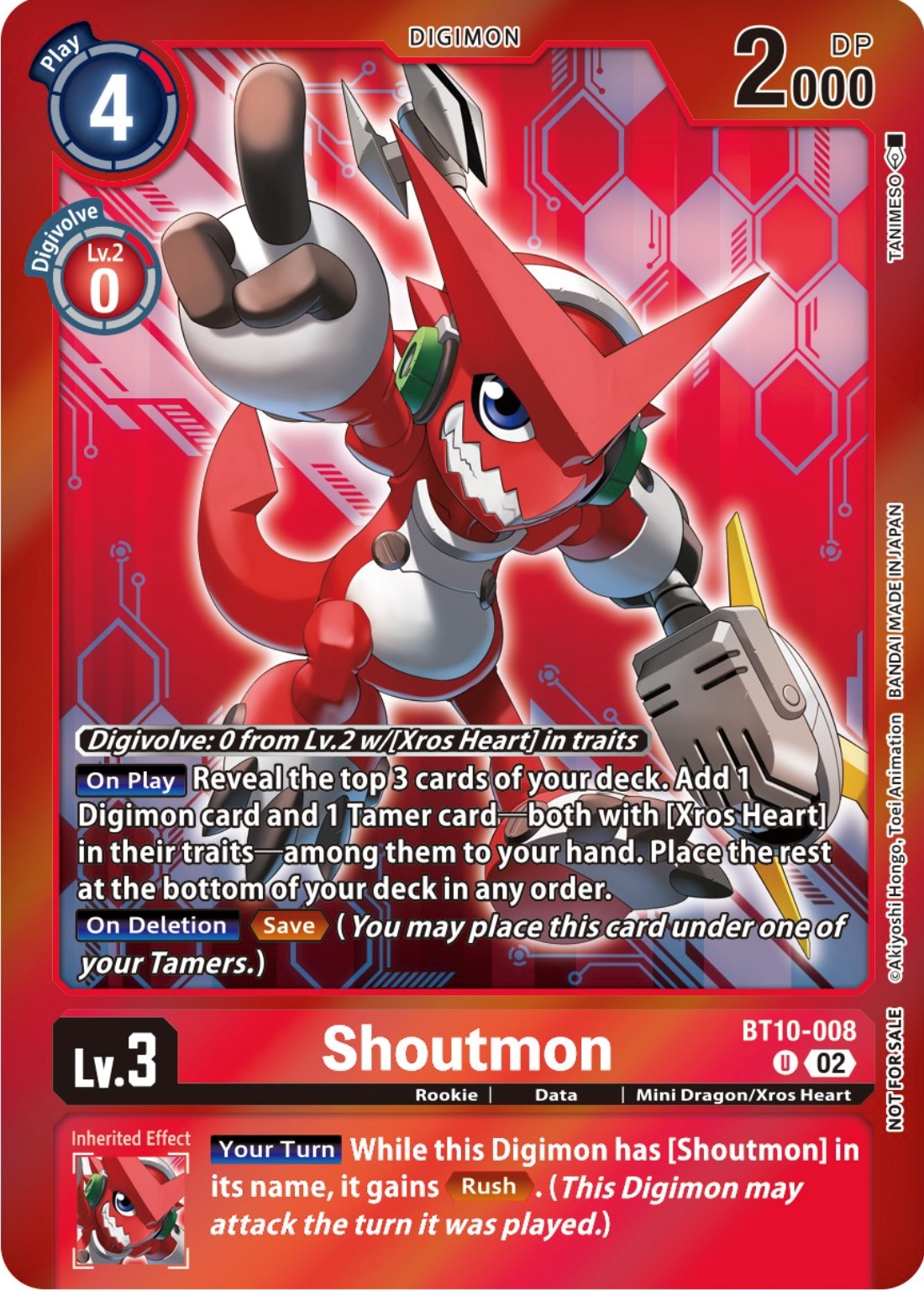 Shoutmon [BT10-008] (Event Pack 5) [Xros Encounter Promos] | Play N Trade Winnipeg