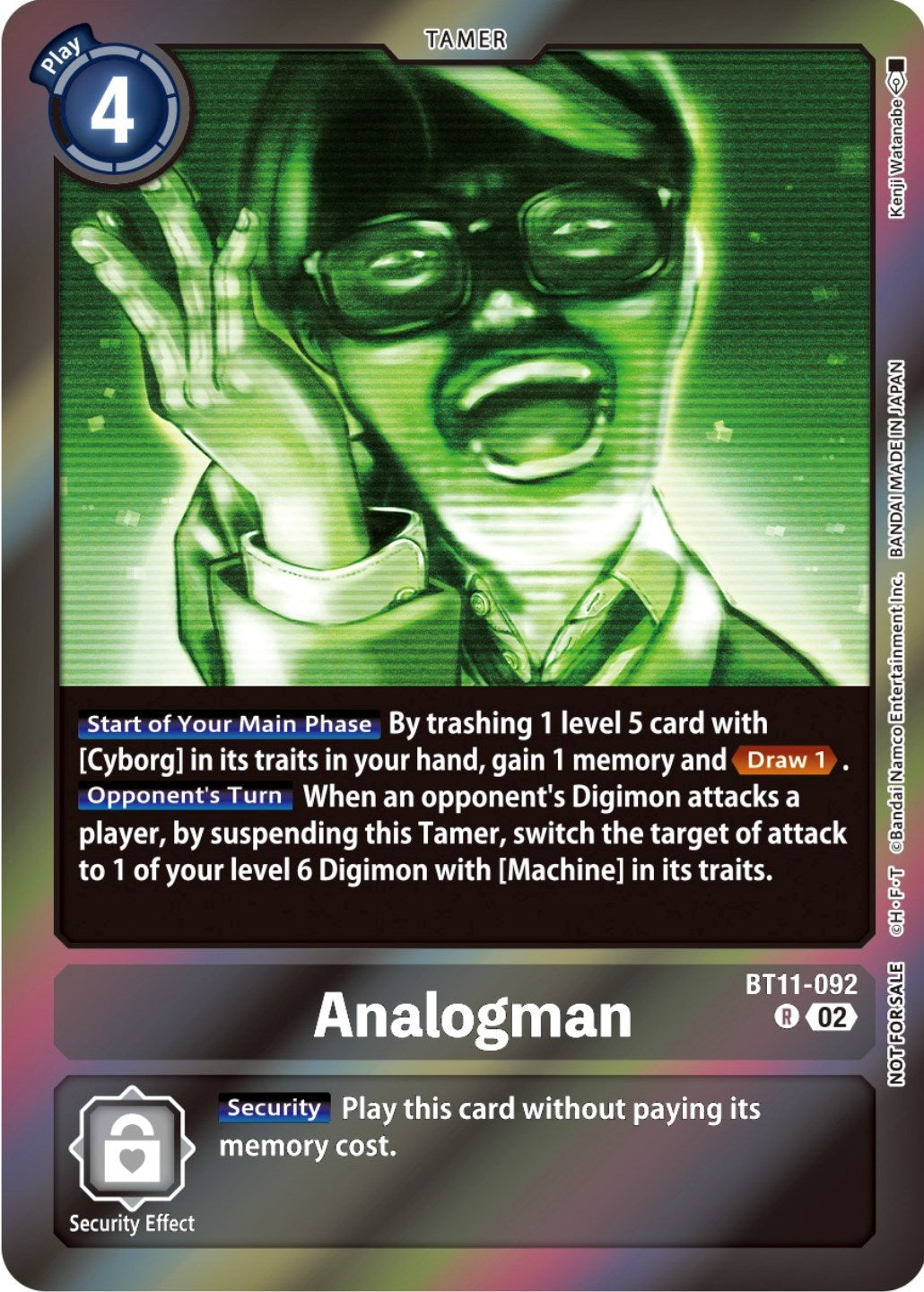 Analogman [BT11-092] (Event Pack 5) [Dimensional Phase Promos] | Play N Trade Winnipeg