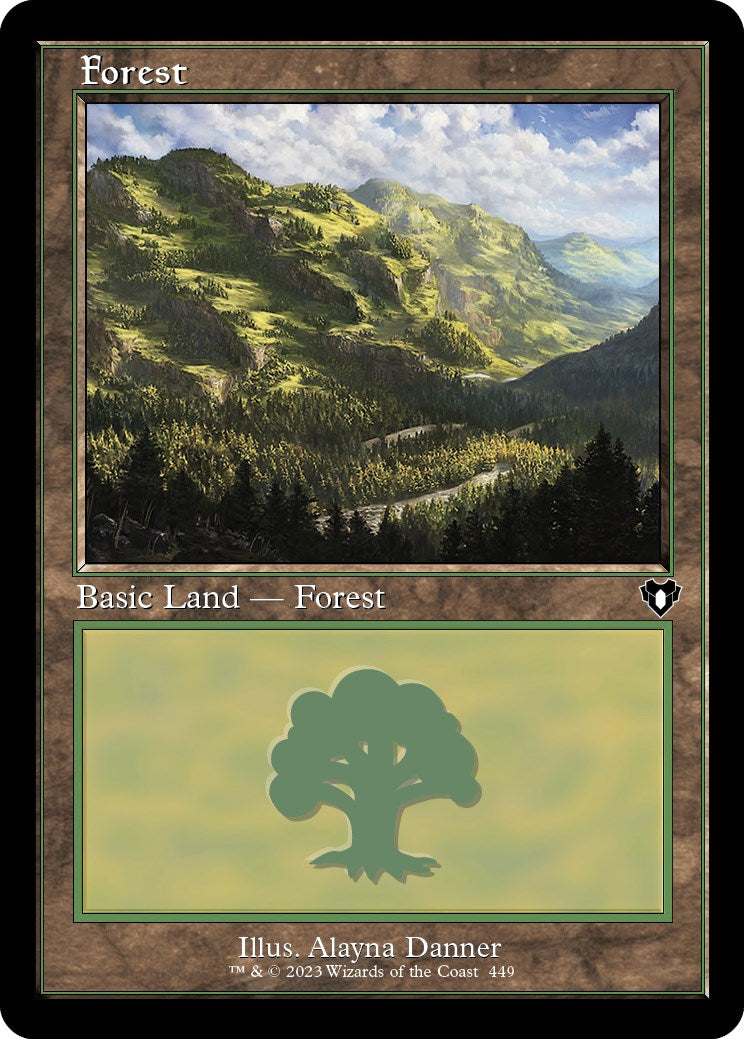 Forest (449) (Retro) [Commander Masters] | Play N Trade Winnipeg