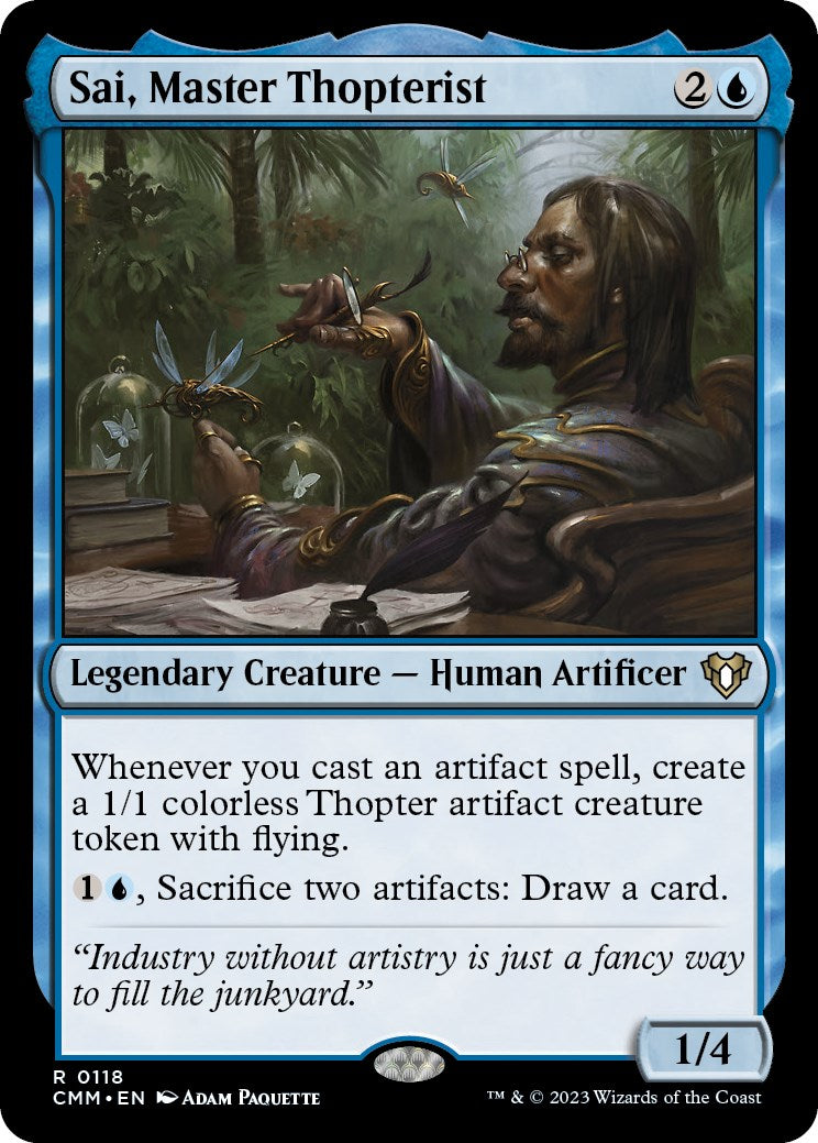 Sai, Master Thopterist [Commander Masters] | Play N Trade Winnipeg