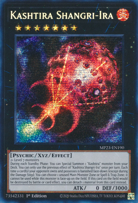 Kashtira Shangri-Ira [MP23-EN190] Prismatic Secret Rare | Play N Trade Winnipeg