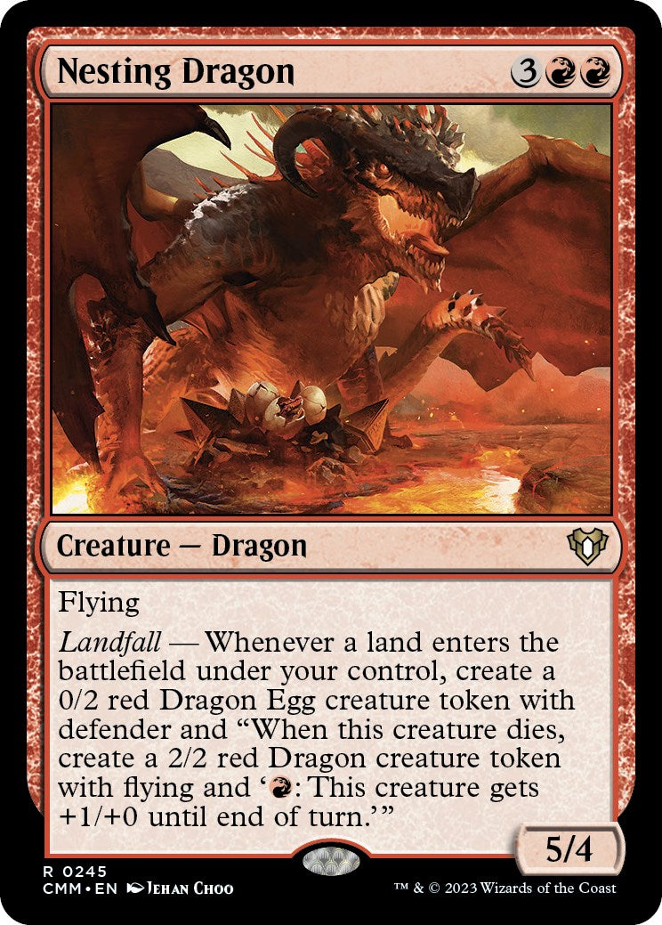 Nesting Dragon [Commander Masters] | Play N Trade Winnipeg