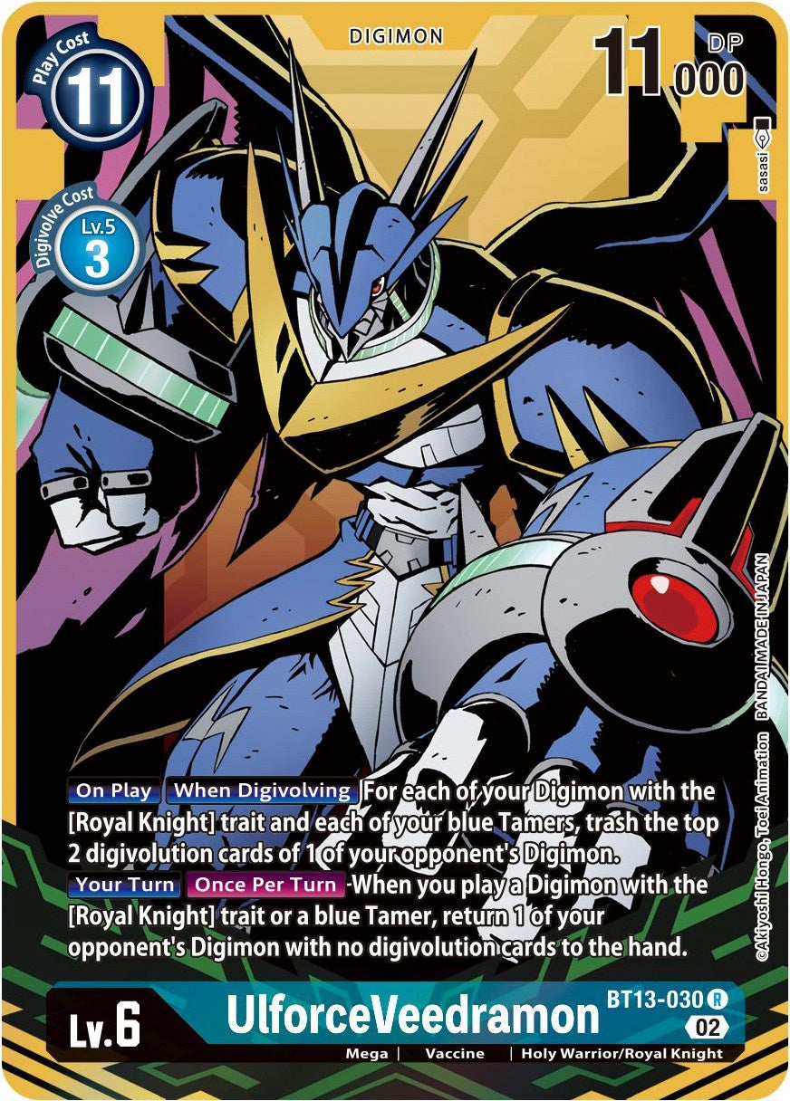 UlforceVeedramon [BT13-030] (Alternate Art) [Versus Royal Knights Booster] | Play N Trade Winnipeg