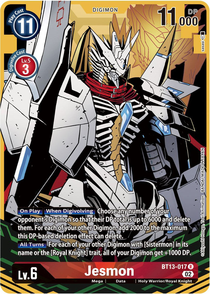 Jesmon [BT13-017] (Alternate Art) [Versus Royal Knights Booster] | Play N Trade Winnipeg